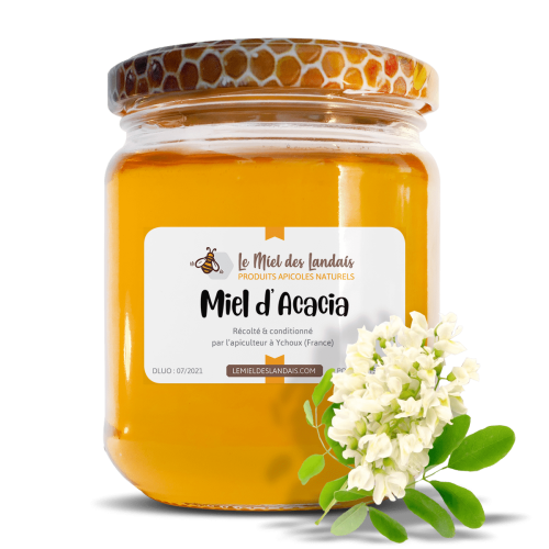 Le Miel des Landais, apiculteurs dans les Landes, vous propose du miel d'accacia