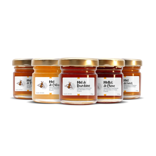 Le Miel des Landais, apiculteurs dans les Landes, vous propose un kit dégustation de miel des landes