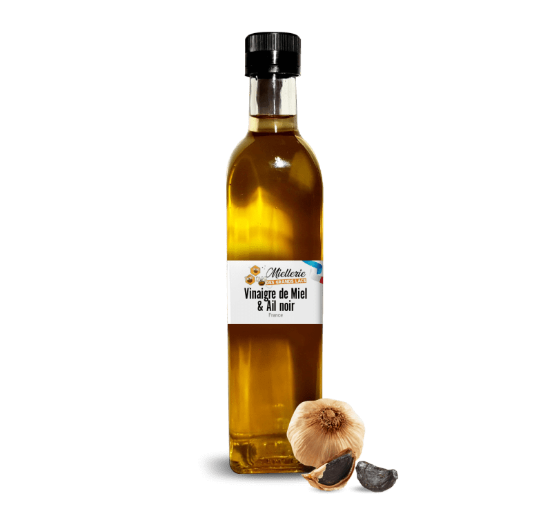 vinaigre de miel à l'ail noir
